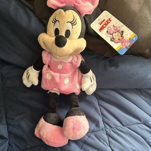 Disney Minnie Mouse Plush - Pink and Black